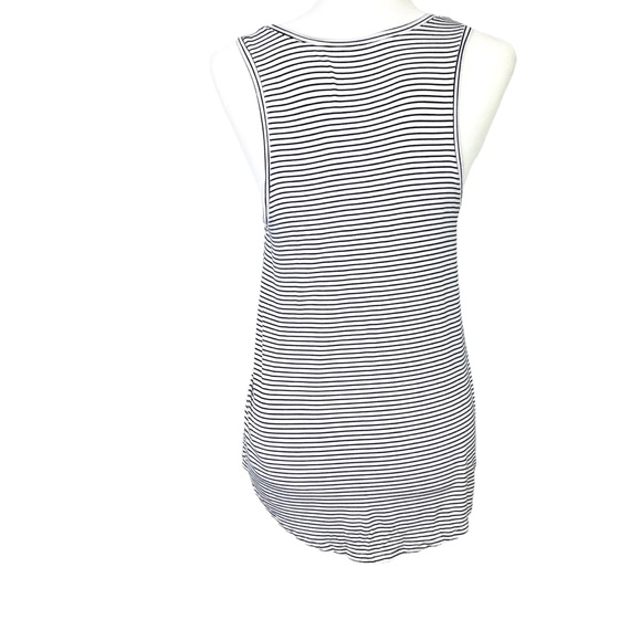 America Eagle Soft And Sexy Striped Embroidered Tank Top - Picture 4 of 8